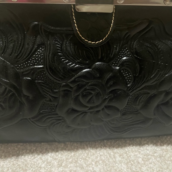 Patricia Nash Italian Leather satchel handbag - Picture 3 of 7